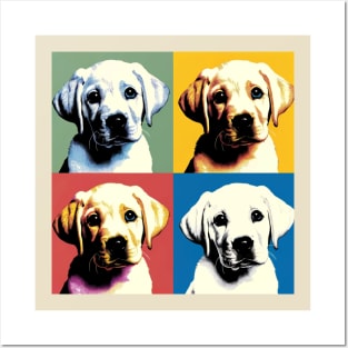 Pop Retro Labrador Retriever Art - Cute Puppy Posters and Art